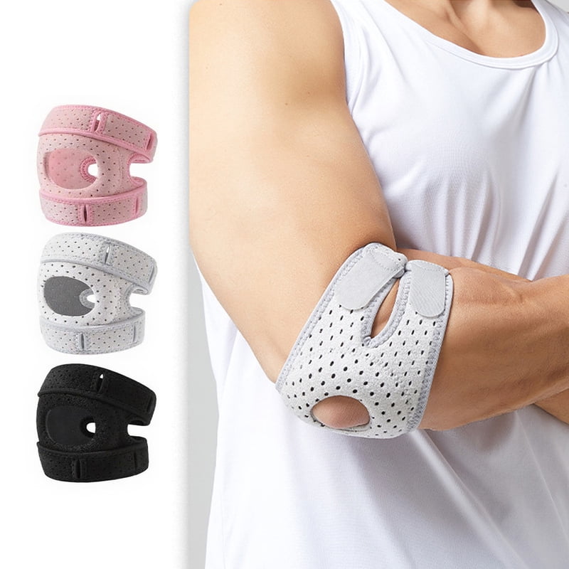 1pc Sports Adjustable Elbow Brace, Tendonitis Elbow Brace for Bursitis, Sprains, Strains, Sports Injury Recovery Joint
