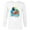 White, variant on Disney PIXAR Finding Nemo Surf-Tastic with Nemo & Dory - Long Sleeve T-Shirt for Men - Customized-White
