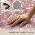 thumbnail image 6 of ODIKA Boho Scroll Border Vintage Motifs Distressed Trellis Mauve Dusty Refined for Bedroom, Bedside, Nursery, Pet Friendly & Kids Safe, 6 of 7