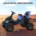 thumbnail image 3 of TOKTOO 24V Ride On Car for Big Kids, 4x200W Motors Kids ATV with Remote Control, Suspension, Music & LED Lights, Ride On Toys for Big Kids Ages 3-12, Blue, 3 of 7