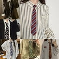 thumbnail image 5 of Aellinatey Striped Tie Adjustable Striped Neckties for School Shirts Uniforms and Casual, 5 of 20