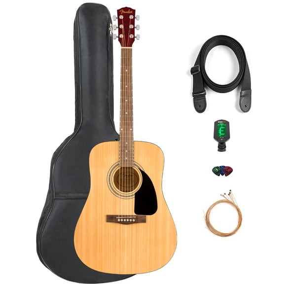 Fender FA-115 Dreadnought Acoustic Guitar - Natural w/ Gig Bag