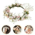 thumbnail image 2 of MasteelfCA Bandeau Floral Délicat Extensible Mode Femme Mariée Fleurs Bandeau, 2 of 7