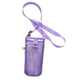 thumbnail image 3 of 6 fundas para botellas de agua deportivas, bolsa de malla con correa, con bolsa ligera 2 piezas, 3 of 8