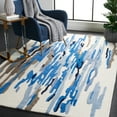 thumbnail image 2 of SAFAVIEH Rodeo Drive Jesper Abstract Area Rug, Ivory/Blue, 8' x 10', 2 of 8