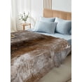 thumbnail image 5 of Brown Flat Sheet Only Twin Size, Soft Breathable Bed Top Sheets for Mattress, Retro Oil Painting Modern Abstract Art Aesthetics Luxury Bedding Flat Sheets for Home Hotel Bedroom Bed Protection, 5 of 9