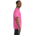 thumbnail image 3 of Hanes Men's 3 Pack Authentic 6 Oz Cotton Crewneck Pink T-Shirt, Size 5XL, 3 of 3