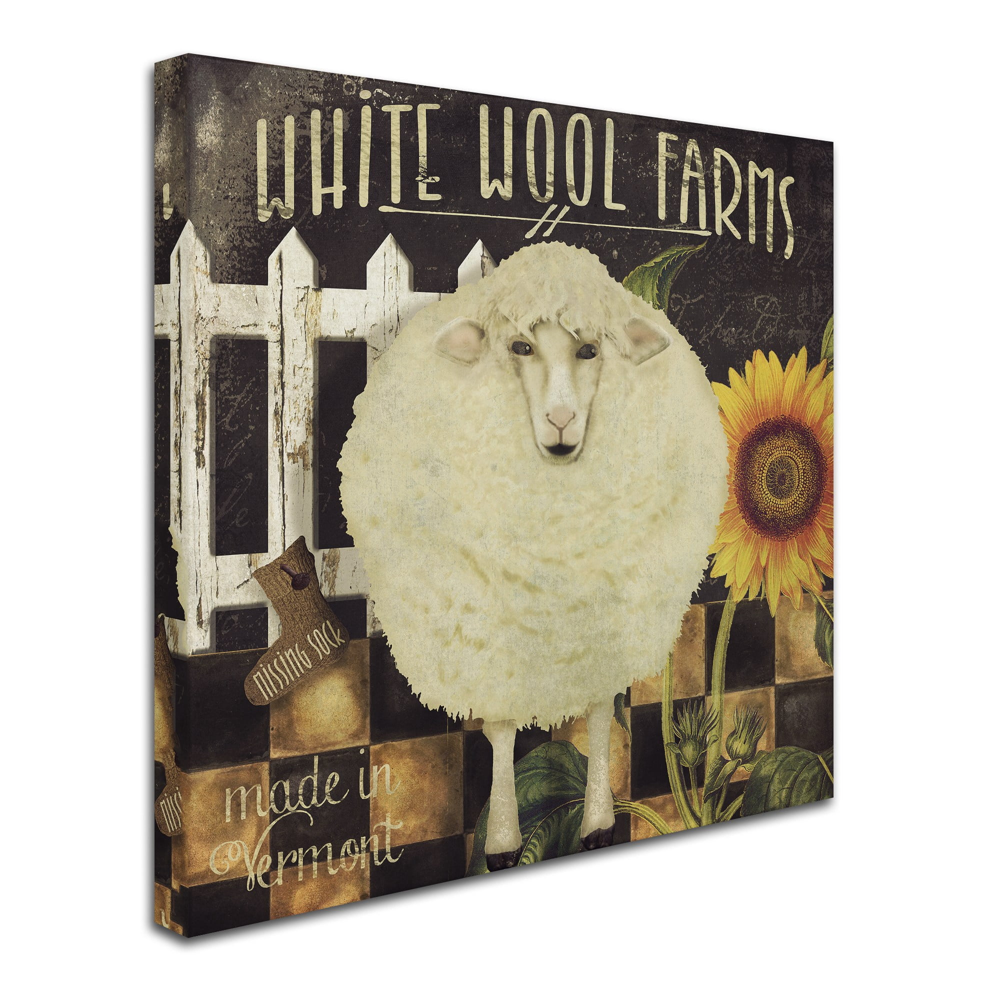 Trademark Fine Art "Vermont Farms IV" Canvas Art by Color Bakery