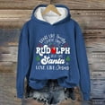thumbnail image 1 of Offre du Jour! Aqestyerly Hauts de Noël à Manches Longues pour Femmes Imprimé de Noël Col Rond Pull Ample, 1 of 3