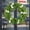 green 4, variant on EUDIDV Irish Day Four Leaf Clovers Simulation Wreath St. Patrick's Day Decorative Wreath Door Hanging St Patrick's Charm Products