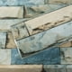 thumbnail image 3 of Paneles autoadhesivos de papel tapiz de ladrillo moderno, prepegados, con contacto Azul claro, 3 of 3