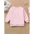 thumbnail image 5 of Toddler Girls Boys Autumn Casual Pullover 12 18 24M 3 4 5T Long Sleeve O Neck Letter Print Sweatshirt, 5 of 10