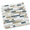 Beige, Brown, Dark Grey, White-10, variant on Carrara Grey 10 Self-adhesive Peel and Stick Wall Tile Backsplash