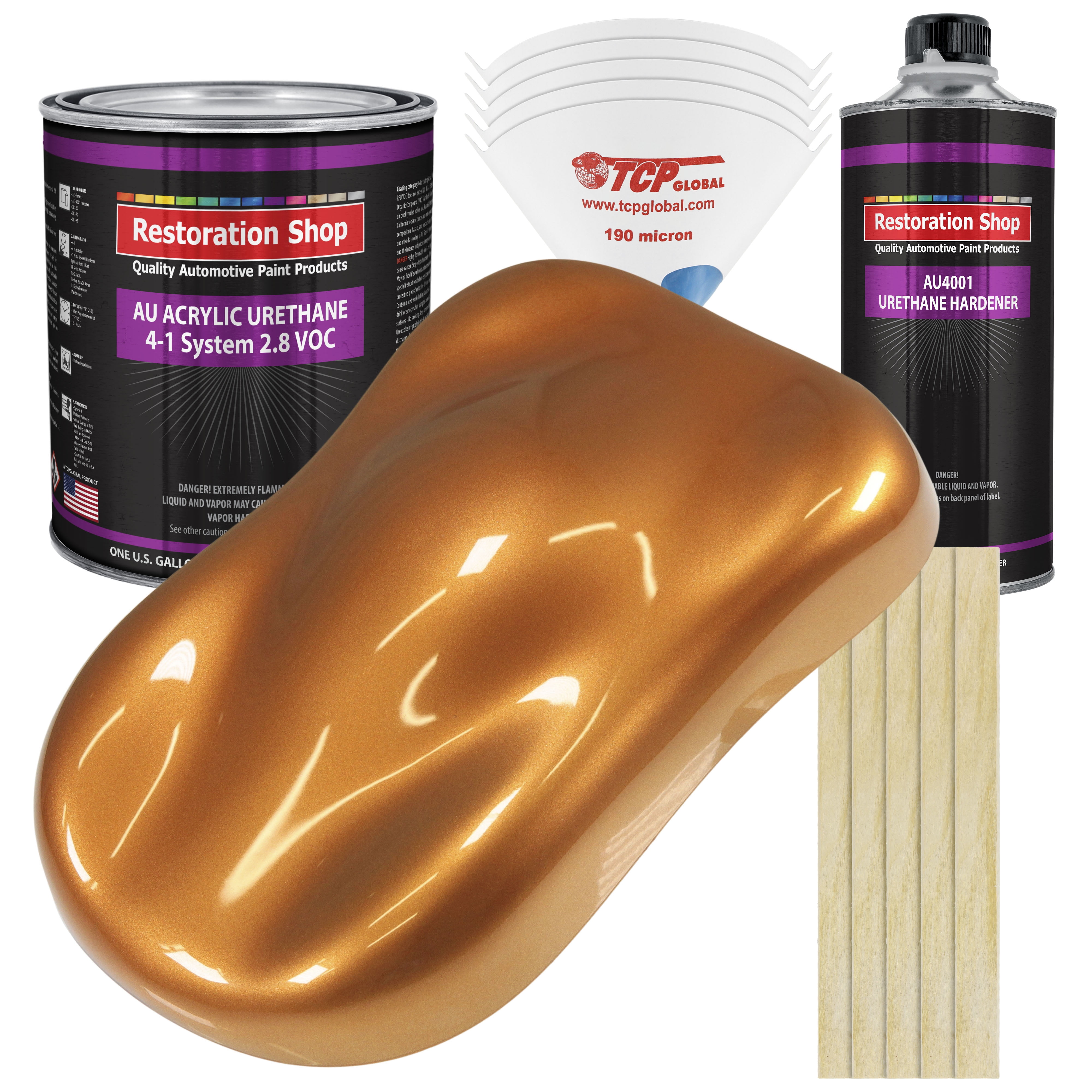 Restoration Shop Sunburst Orange Metallic Acrylic Urethane Auto Paint