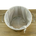 thumbnail image 3 of Ludlz Brew Bag Brew Bags, Reusable Drawstring Straining 100 Mesh Brew in a Bag for Home Brewing/Fruit Cider/Apple Grape Wine Press/Nut Milk Wine Beer Juice Coffee Brew Filter Bag Pouch, 3 of 8