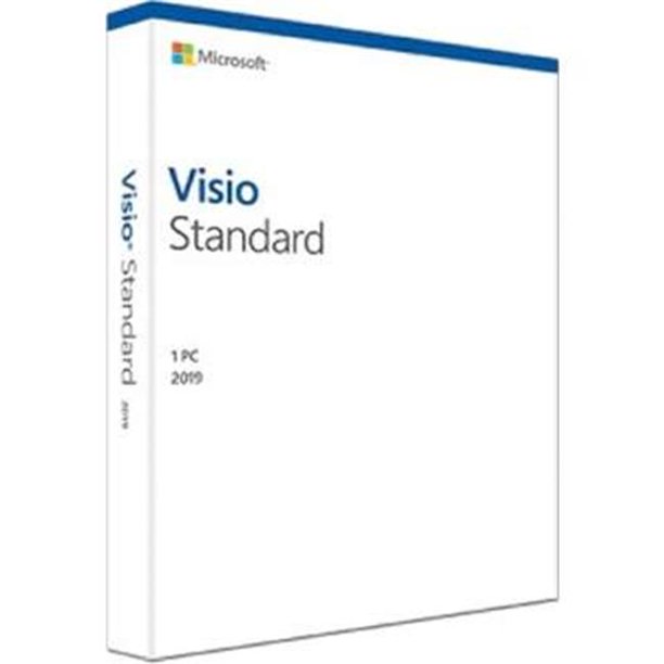 Microsoft D86-05829 Visio Stand 2019 Windows Medialess - Walmart.ca