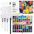 thumbnail image 1 of Set de pintura de acuarela Grabie de 100 colores con accesorios, 1 of 6