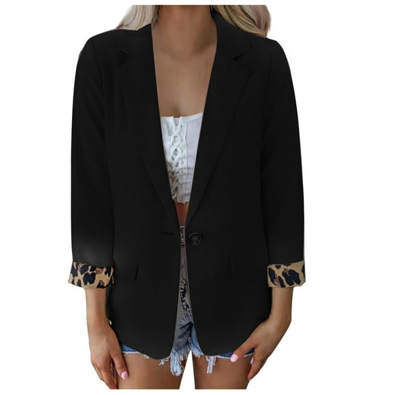 asdoklhq Clearance Coats Under $10.00 Plus Size,Womens Casual Solid Open Front Cardigan Long Sleeve Jacket Coat