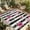 Pink Black, variant on Indoor Outdoor Area Rugs,Farmhouse Vintage Beige Tan Buffalo Plaid Washable Patio Rug Non-slip Quick Dry Camping Rugs,Rustic Linen Floor Carpet for Porch Deck Backyard RV Decor,4x6ft