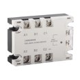 thumbnail image 3 of Solid State Relay, 3 Phase 40A AC Input 90-250VAC Load 24-480VAC with Engineering Plastic Case for Computer Peripheral Interface Device, CNC Machinery, 3 of 7