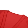 thumbnail image 4 of Cardigan Boléro pour Femmes à Manches Courtes, Uni, Ouvert à l'Avant, Cardigan d'Été, Grande Taille, Boléros Décontractés pour Robes, 4 of 7