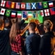 thumbnail image 5 of Guirnalda de banderas del Mundial 2026 YOFANUP, 10 m, 32 banderas, 5 of 7