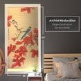 thumbnail image 3 of Red Lantern Bamboo Window Shade Blind - Roosting Bird 36" W, 3 of 7