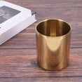 thumbnail image 2 of 4-Piece Pencil Cup Holder Pen Pot Maquillaje Pinceles Holder Escritorio Papelería Organizador Acero Inoxidable (Oro), 2 of 5