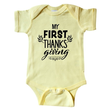 

Inktastic My 1st Thanksgiving Gift Baby Boy or Baby Girl Bodysuit