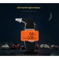 thumbnail image 4 of Battery-powered Breathalyzer Keyring Digital Alcohol Detector Portable Breath Analyser with Audible Alert, LCD Screen and Replacement Mouthpiece for Personal Use G/Black..., 4 of 5