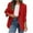 Red, variant on UAMVSH Womens Blazers for Work Casual Fashion Notch Collar Button Outerwear Solid Color Loose Fit Long Sleeve Suit Jackets with Pocket(Small,Black)