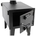thumbnail image 4 of SEYATPOOL Wood Burning Stove Tent for Outdoor Cooking Fishing Hiking Travel Portable Heater with Storable Chimney Pipes, 4 of 9