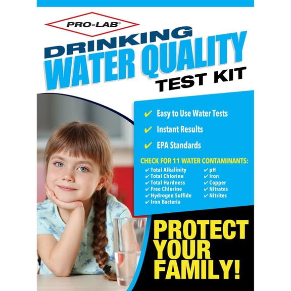 Pro Lab Instant Results Water Quality Test Kit WQ105
