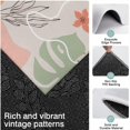 thumbnail image 3 of Orange Boho Plant Pattern Kitchen Rugs Sets Of 3,Kitchen Runner Rugs Non Skid Washable,Decorative Kitchen Floor Mats for Kitchen,Sink,Laundry,17"x30"+ 17"x47" + 17"x59", 3 of 6