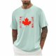 thumbnail image 1 of Tops para hombre, blusas y camisas de cuello redondo y manga corta para hombre, blusas casuales de moda con cuello redondo y manga corta para hombre, blusas de poliéster para hombre, 1 of 5