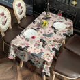 thumbnail image 6 of Dachshund and Flower Rectangle Tablecloth 60"x120",Waterproof Polyester Rectangle Table Cloth, Wipeable Spillproof Polyester Tablecloth for Dining, Camping, Indoor and Outdoor, 6 of 6
