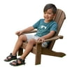 KidKraft Wooden Adirondack Children's Outdoor Chair, Weather-Resistant - Espresso