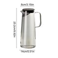 thumbnail image 3 of Glass Pitcher with Filter Lid, Large Capacity Borosilicate Cold Water Kettle for Juice, Lemonade, Tea, Home and Kitchen Use, 3 of 6