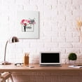 thumbnail image 2 of Stupell Industries Fashion Brand Bag Flowers And Dog Glam Pet Watercolor Design Canvas Wall Art by Amanda Greenwood, 2 of 6