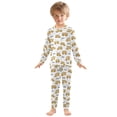 thumbnail image 7 of Boys Pajamas Girls Pajama School Bus Cute Comfortable Cotton Two-piece Pajama Set, 7 of 7