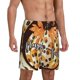 thumbnail image 2 of Fotbe Fall Farmhouse Pumpkins Pantalones Cortos de Pijama para Hombre, Ropa de Dormir, Pantalones de Pijama Cortos para Hombre-Small, 2 of 6