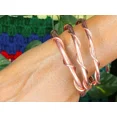 thumbnail image 3 of Pure Solid Copper Cuff Bracelet For Women and Men Arthritis Copper Bangle, 3 of 5