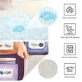 thumbnail image 3 of Yayeee Bath Rugs for Bathroom Floor Set of 2 Non Slip Fluffy Soft Absorbent Mat, Purple Jam, 3 of 7