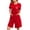 Red, variant on Women Nightdress Short Sleeve Summer Sleep Dress Comfortable for All Night Home Wear Red