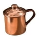 thumbnail image 5 of Taza de agua de cobre hecha a mano, taza de café de cobre, fácil de llevar, taza de té gruesa resistente para leche, agua fría y caliente, restaurante A, 5 of 8