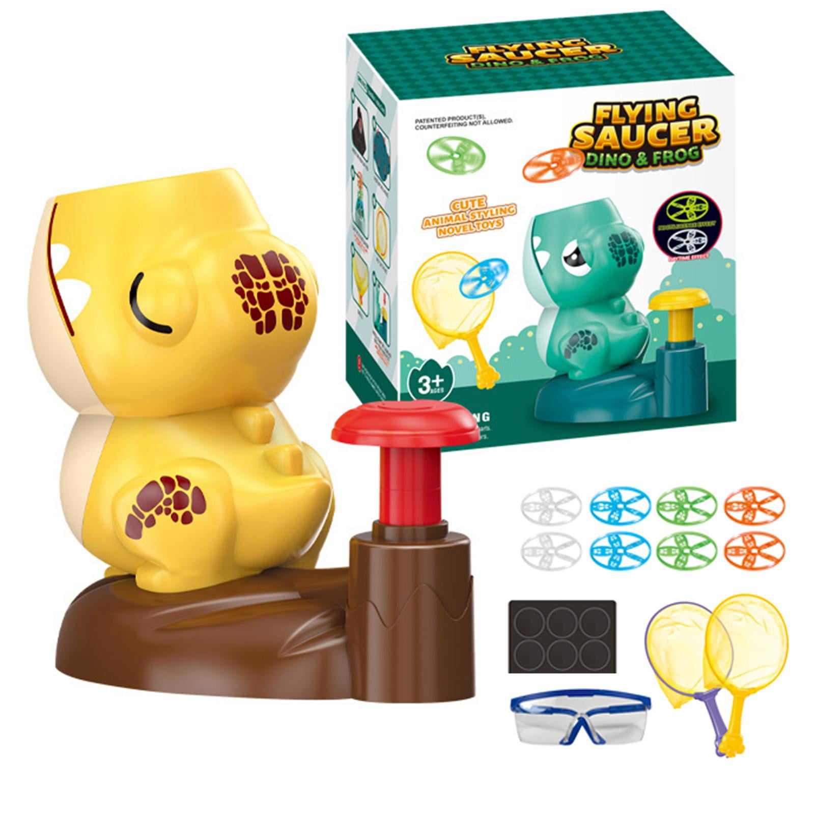 Flying Disc Launcher Toy Children's Flying Disk Launcher Set Indoor