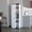 White+Black, variant on 1-door White Kitchen Pantry With Ten Thoughtful And Functional Storage Options Practical