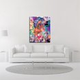 thumbnail image 2 of 14 x 18 Gold Flowers by Justin Copeland - Wall Art Print on Canvas Fabric White, 2 of 3
