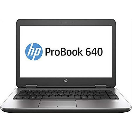 HP ProBook 640 G2 Laptop, 14 Display, Intel Core i5-6200U Upto 3.0GHz, 8GB RAM, 256GB SSD,, DisplayPort, Wi-Fi, Bluetooth, Windows 10 Pro (used)