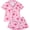 A, variant on Emy Dola Womens Valentine's Day Pajamas Set Button Down 2 Piece Sleepwear Summer Short Sleeve Tops and Shorts Pjs Set S-2XL